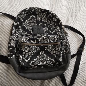 Small Black & White Backpack